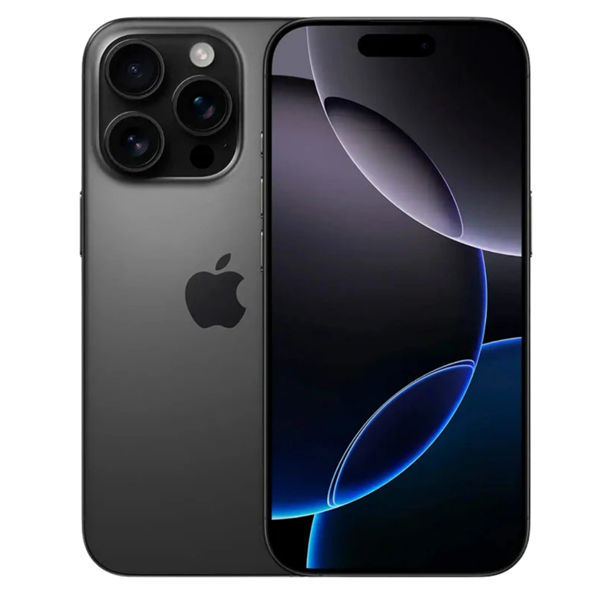 iPhone product view on transparent background